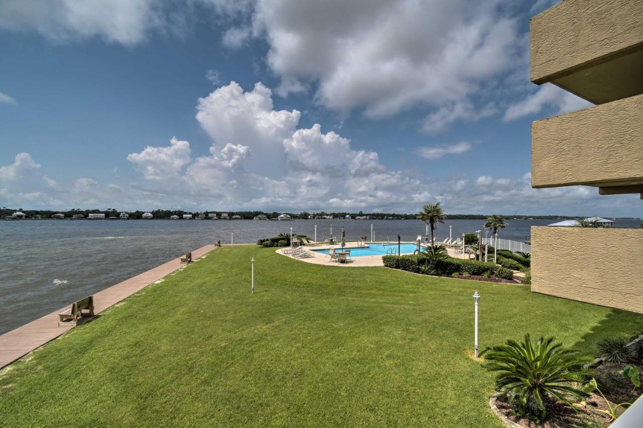 Waterfront Gulf Shores Condo With Patio, Pier And Pool Zewnętrze zdjęcie